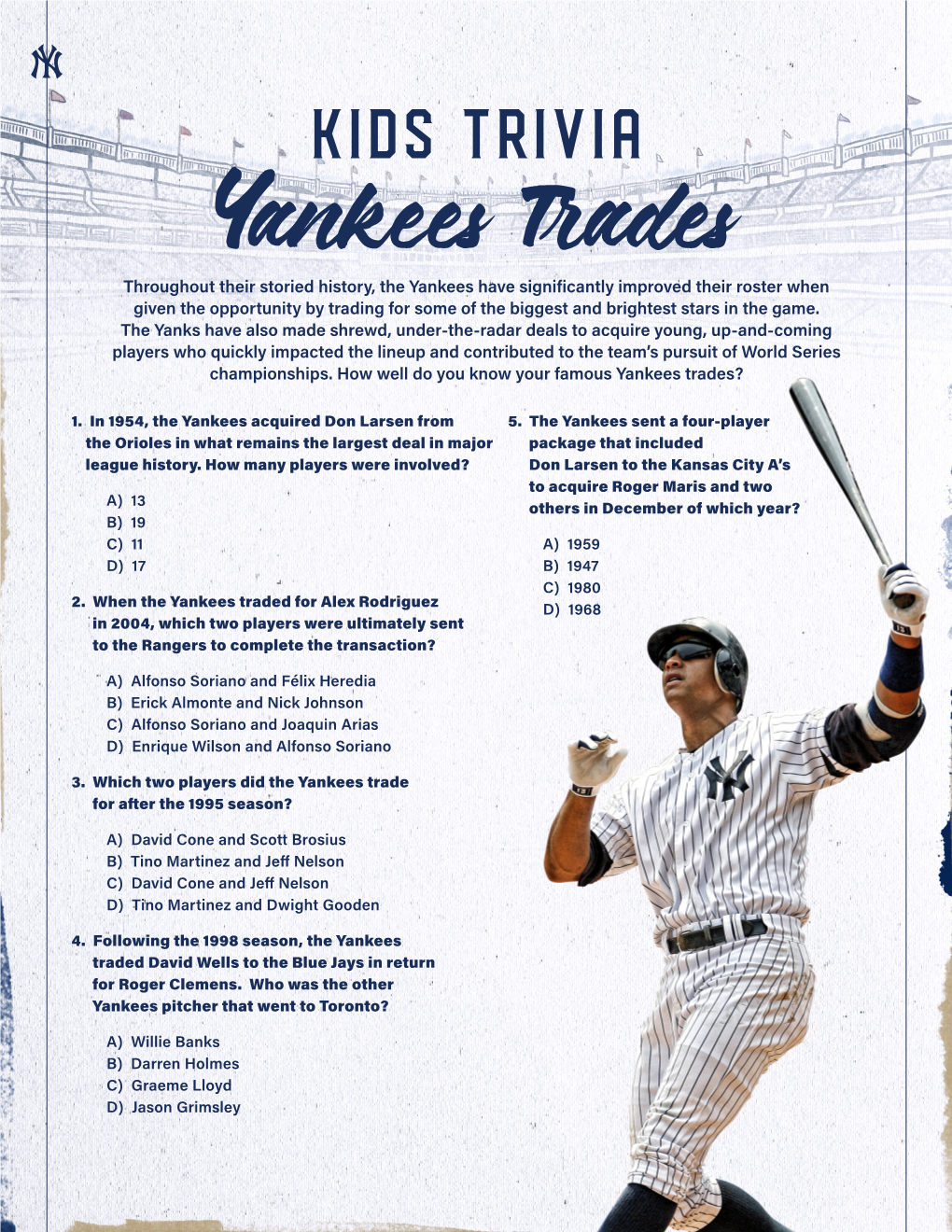 Yankees Trades