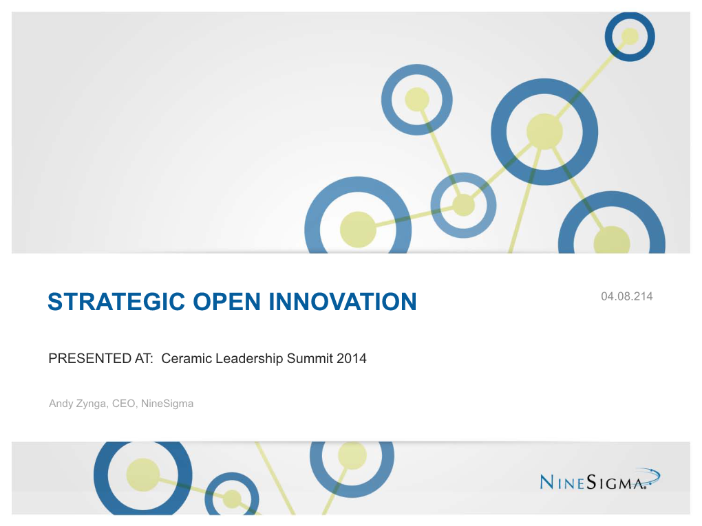 Strategic Open Innovation 04.08.214