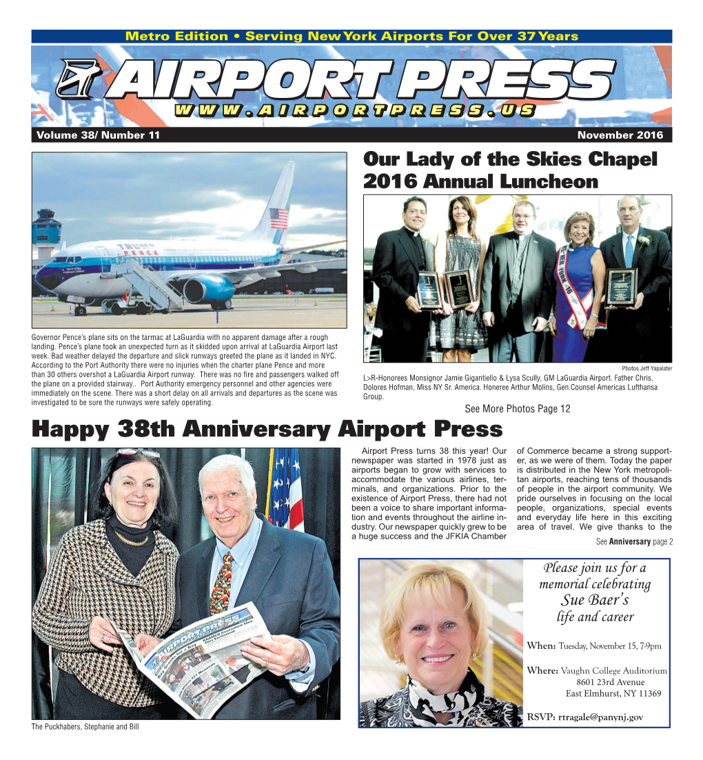 Happy 38Th Anniversary Airport Press