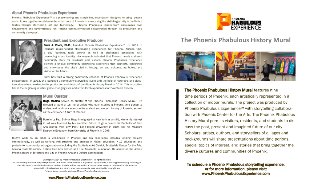 The Phoenix Phabulous History Mural Carol A