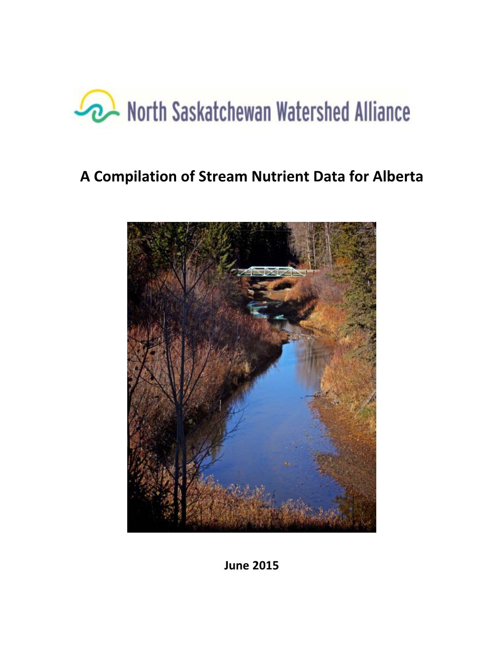 A Compilation of Stream Nutrient Data for Alberta