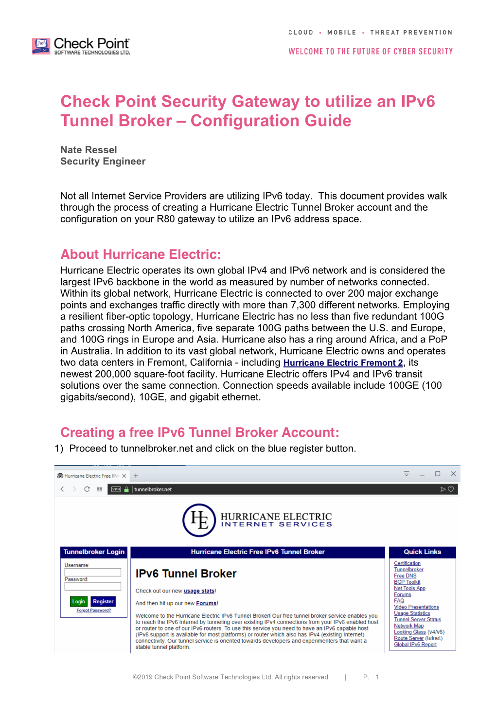 Ipv6 Tunnel Broker Configuration On