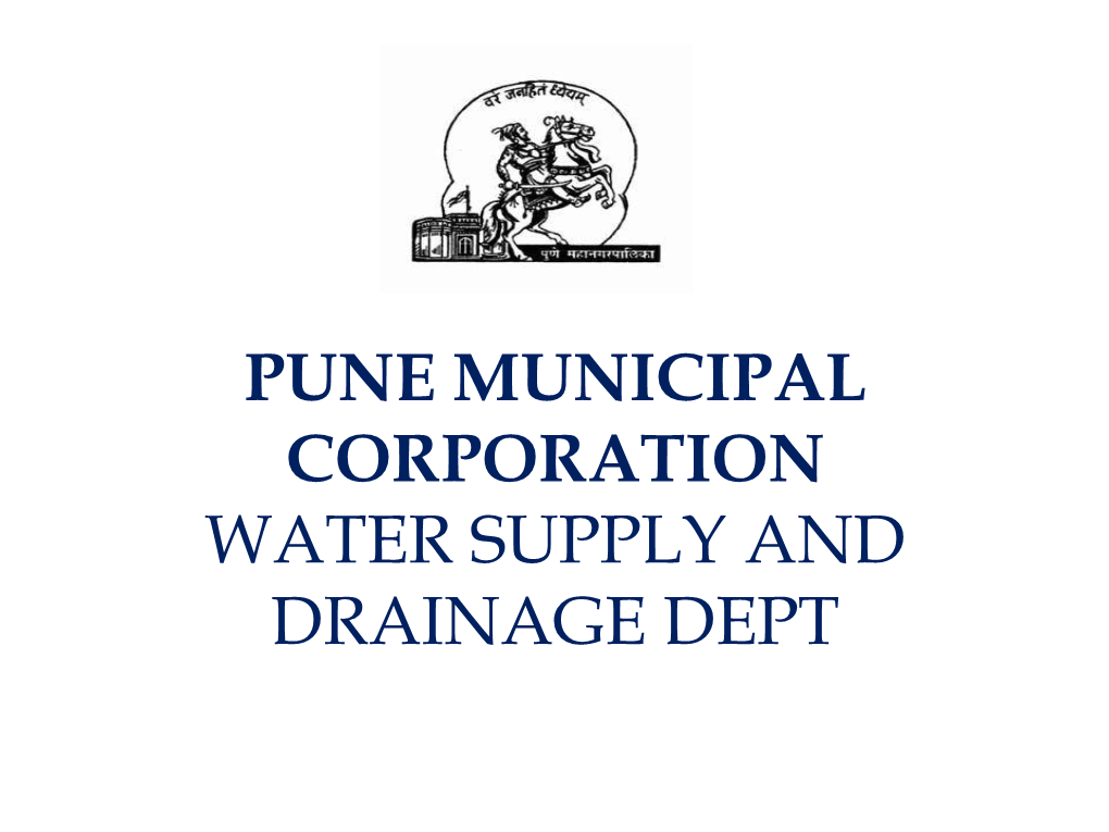 Pune Municipal Corporation Water Supply and Drainage Dept