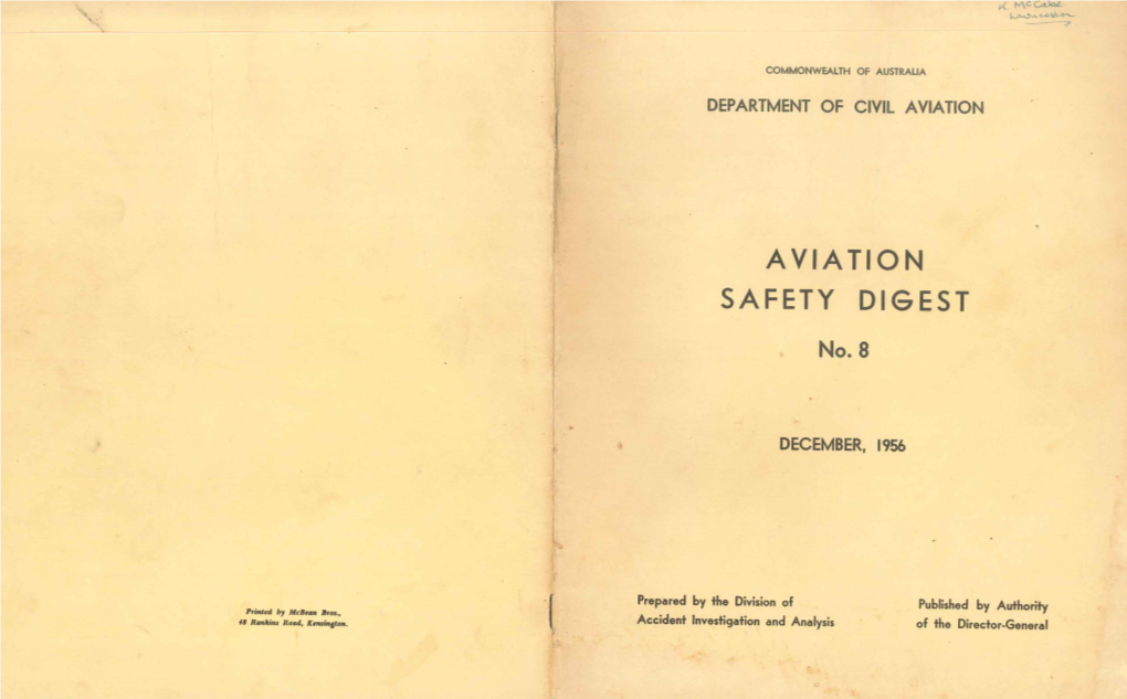 Aviation Safety Digest