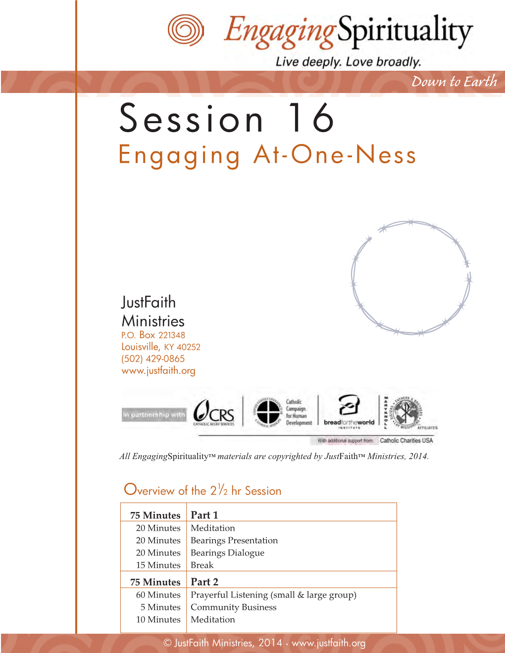 Session 16 Engaging At-One-Ness