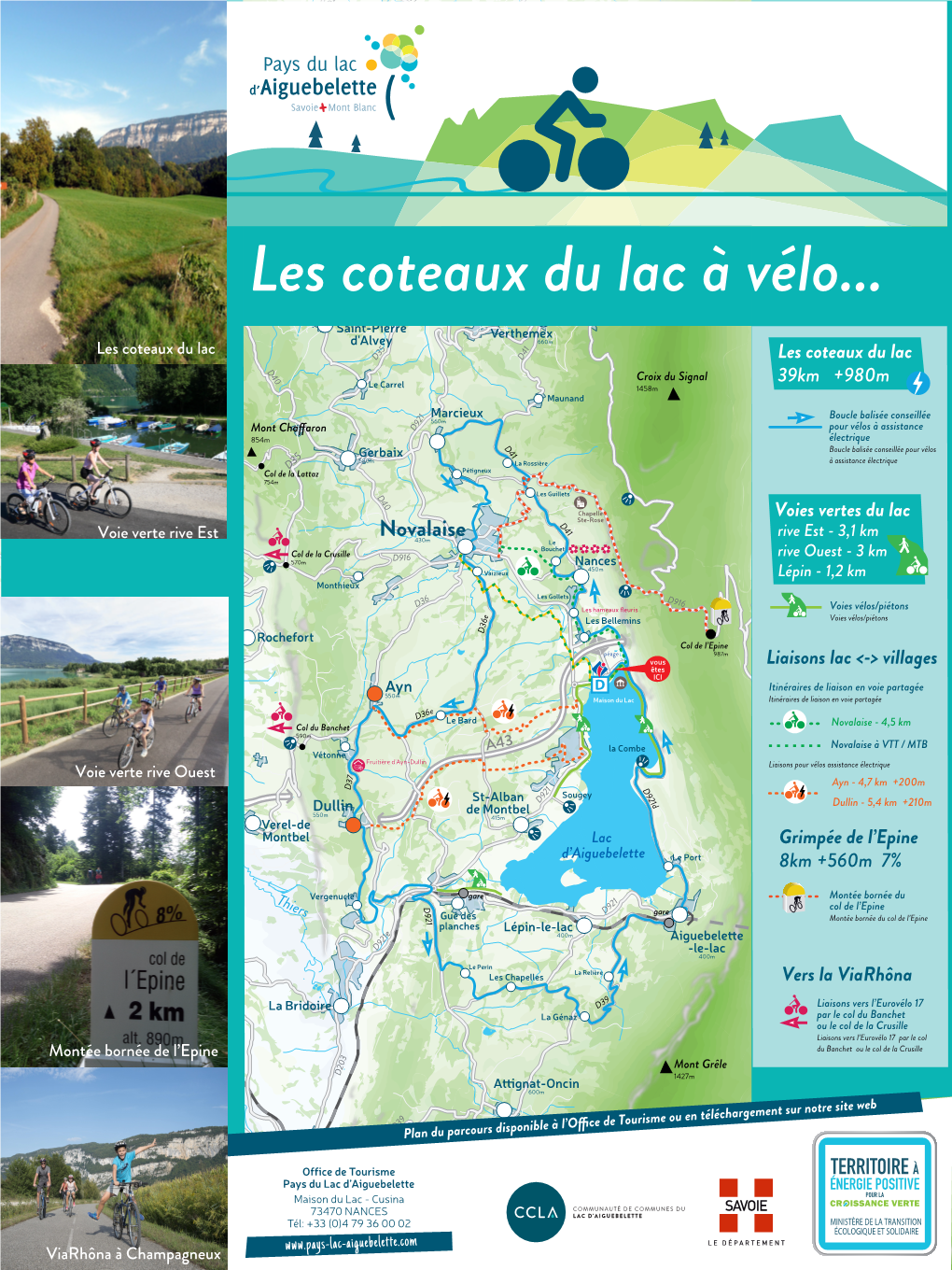 Téléchargez La Carte Des Itinéraires Vélo De La CCLA