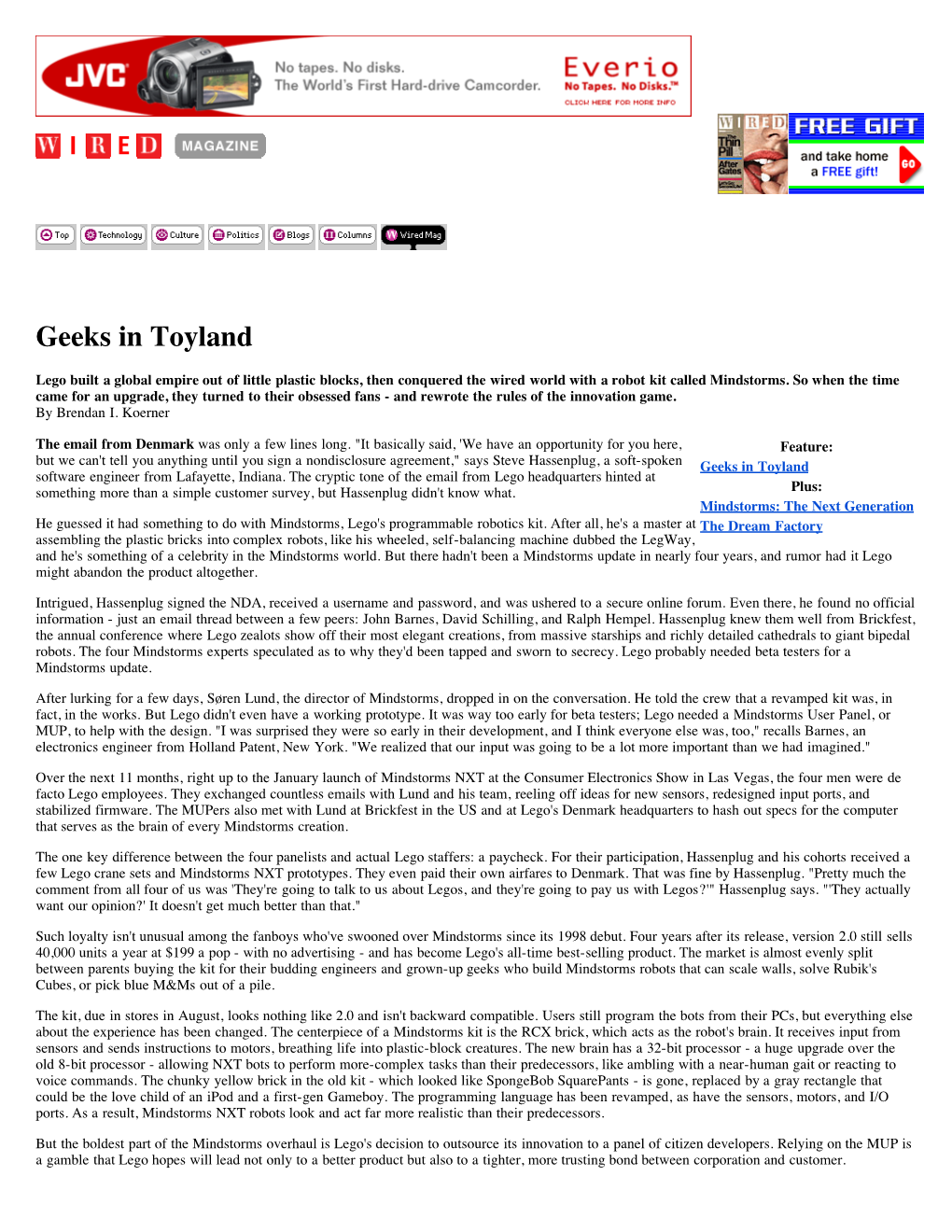 Wired 14.02: Geeks in Toyland