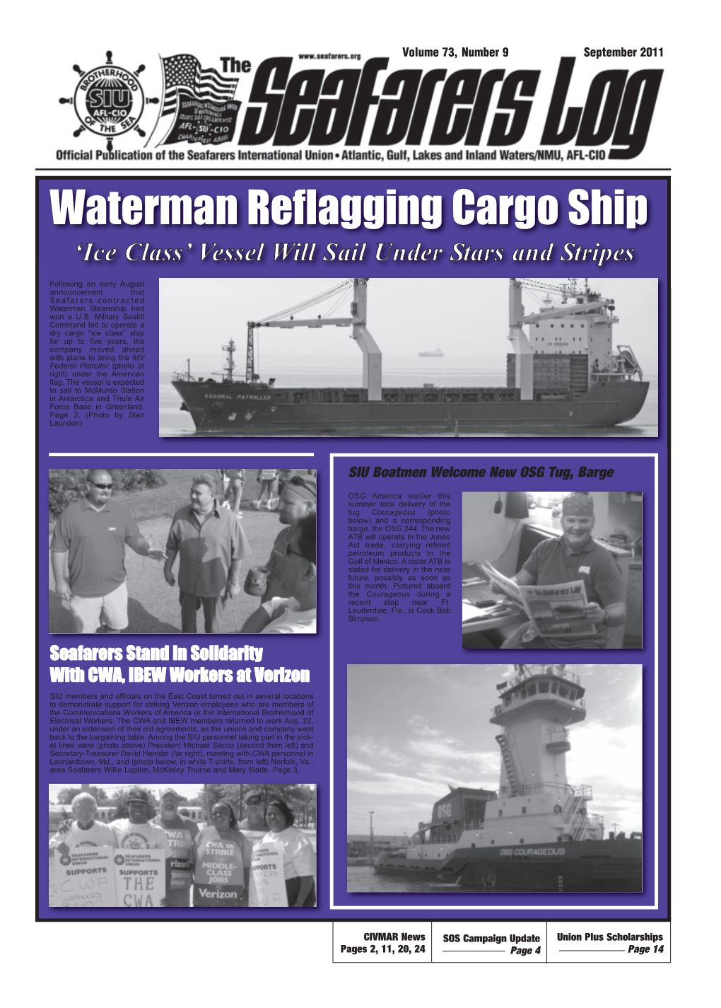 Waterman Reflagging Cargo Ship