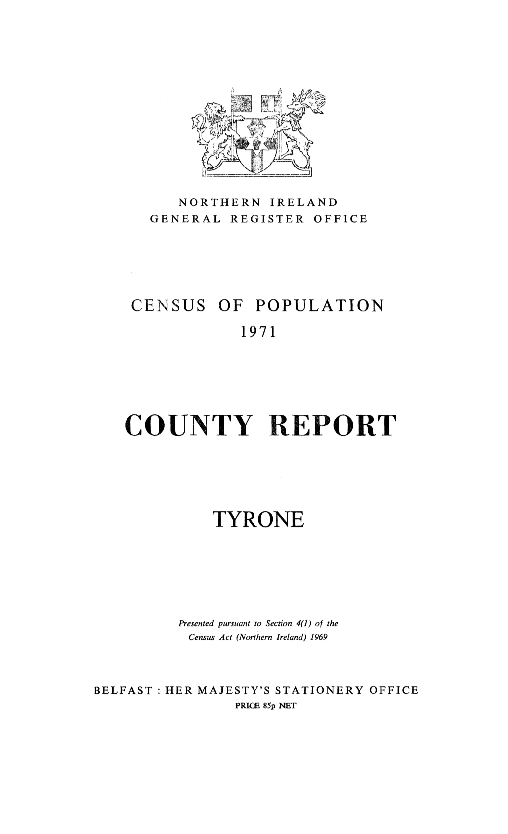 1971 Census Tyrone County Report