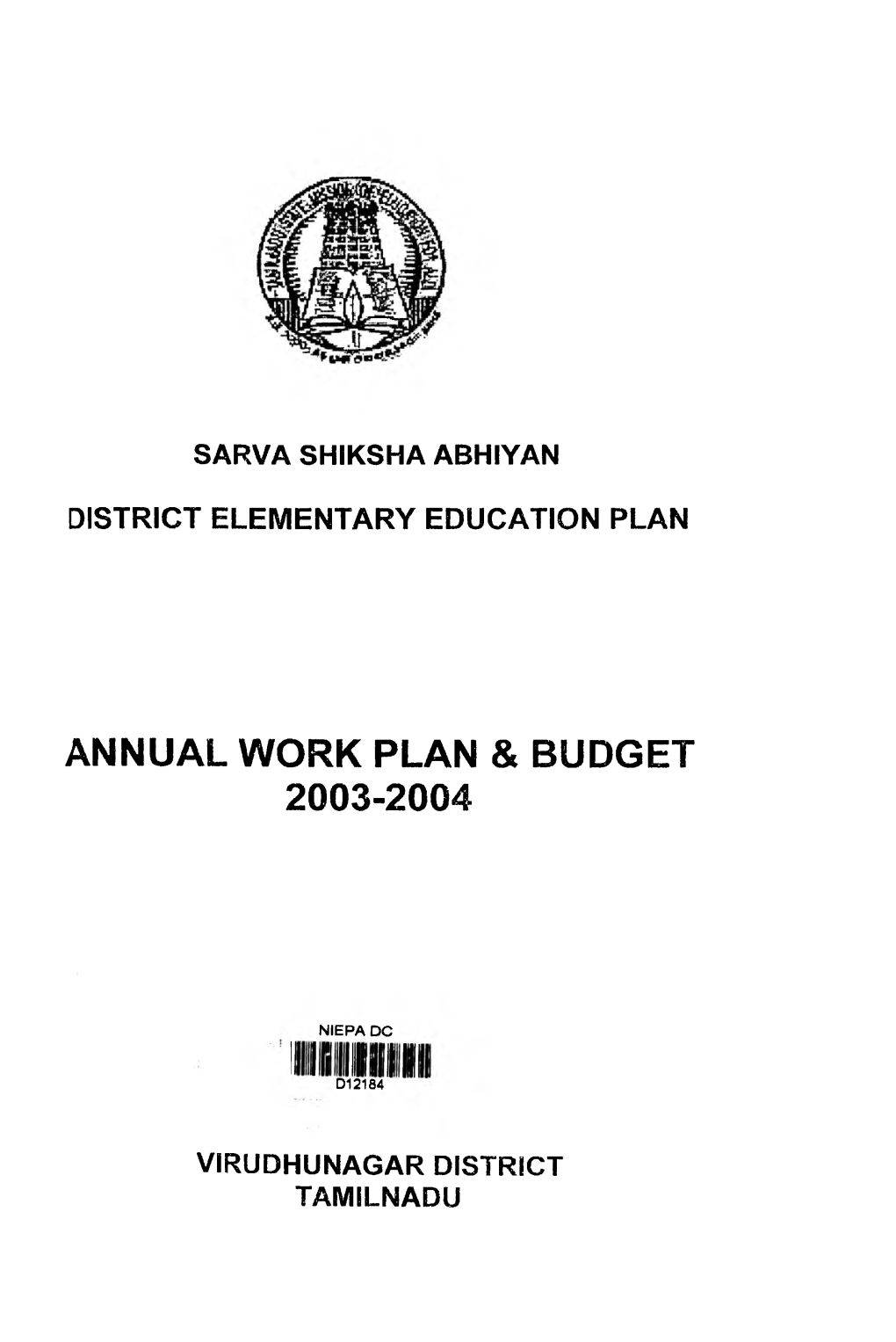 Annual Work Plan & Budget