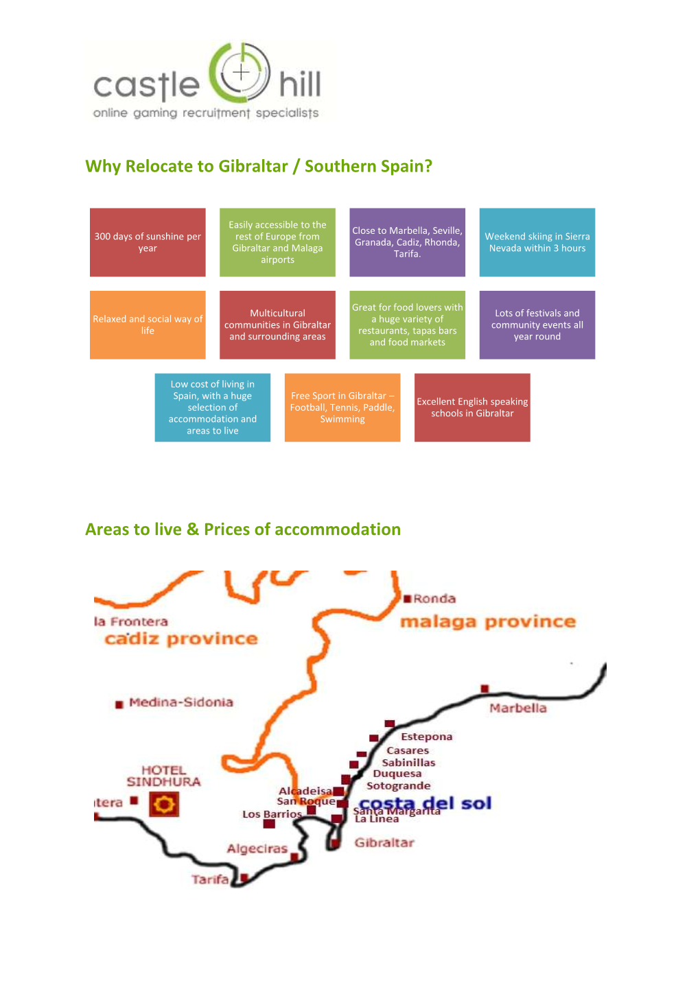 Why Relocate to Gibraltar / Southern Spain?