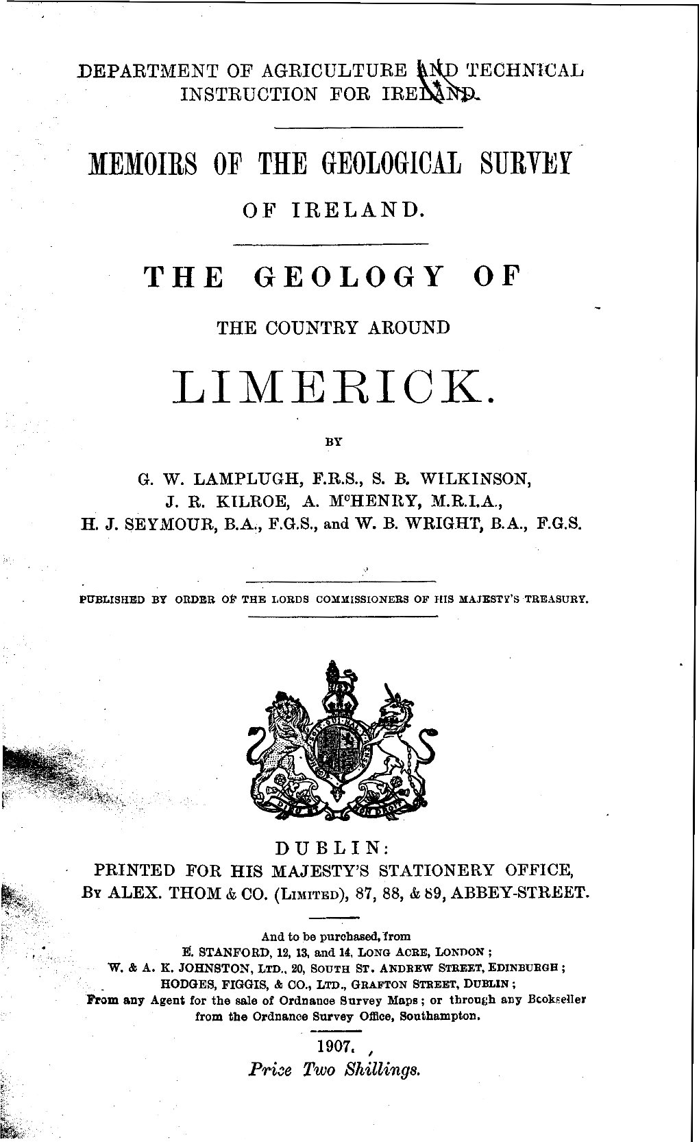 The Geology of the Country Around Limerick