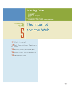 The Internet and the Web T6 a Technical View of System Analysis and Design