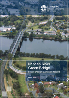 Nepean River Green Bridge Bridge Design Evaluation Report