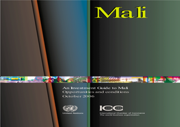 Investment Guide to Mali Opportunities and Conditions October 2006