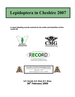 Lepidoptera Report