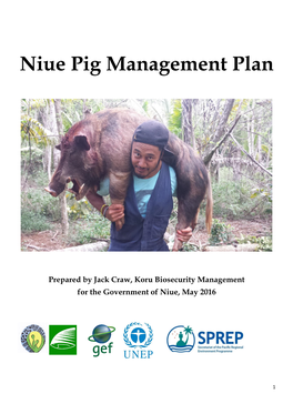 Niue Pig Management Plan