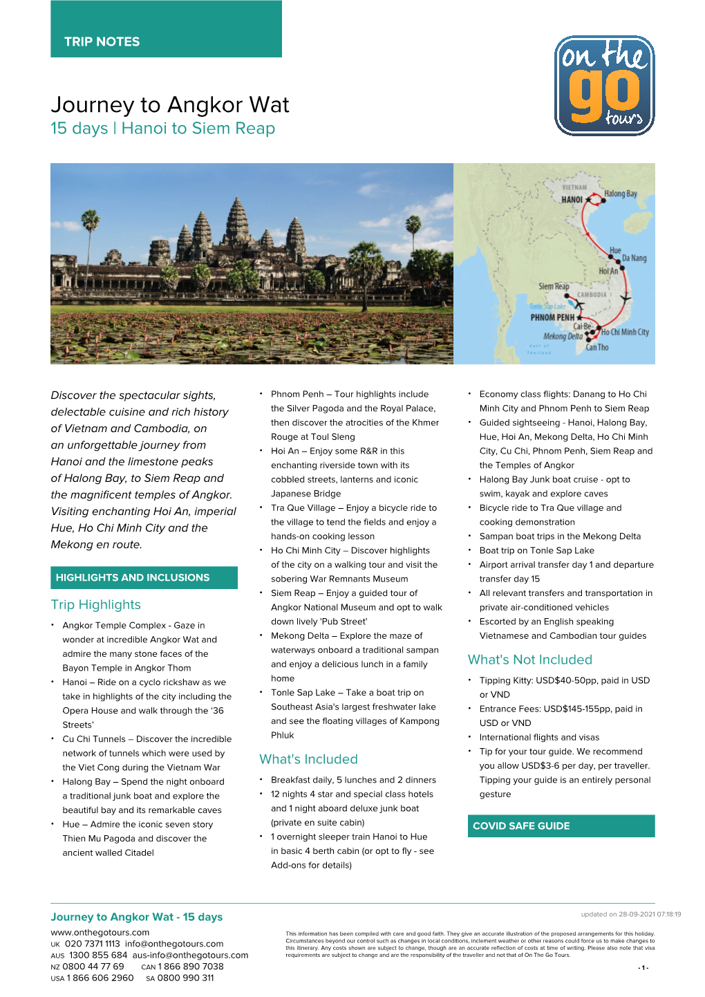 Journey to Angkor Wat 15 Days | Hanoi to Siem Reap