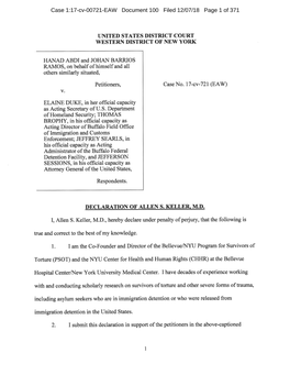 Case 1:17-Cv-00721-EAW Document 100 Filed 12/07/18 Page 1 Of