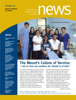 The Mount's Culture of Service