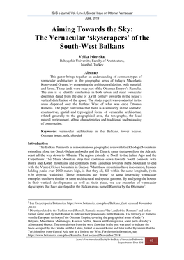 Of the South-West Balkans
