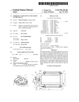 (12) United States Patent (10) Patent No.: US 8,702.256 B2 Alkjaer (45) Date of Patent: Apr