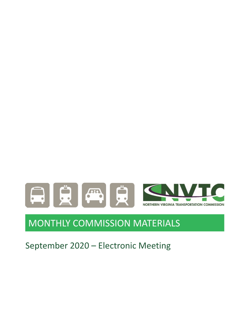 Northern Virginia Transportation Commission Meeting