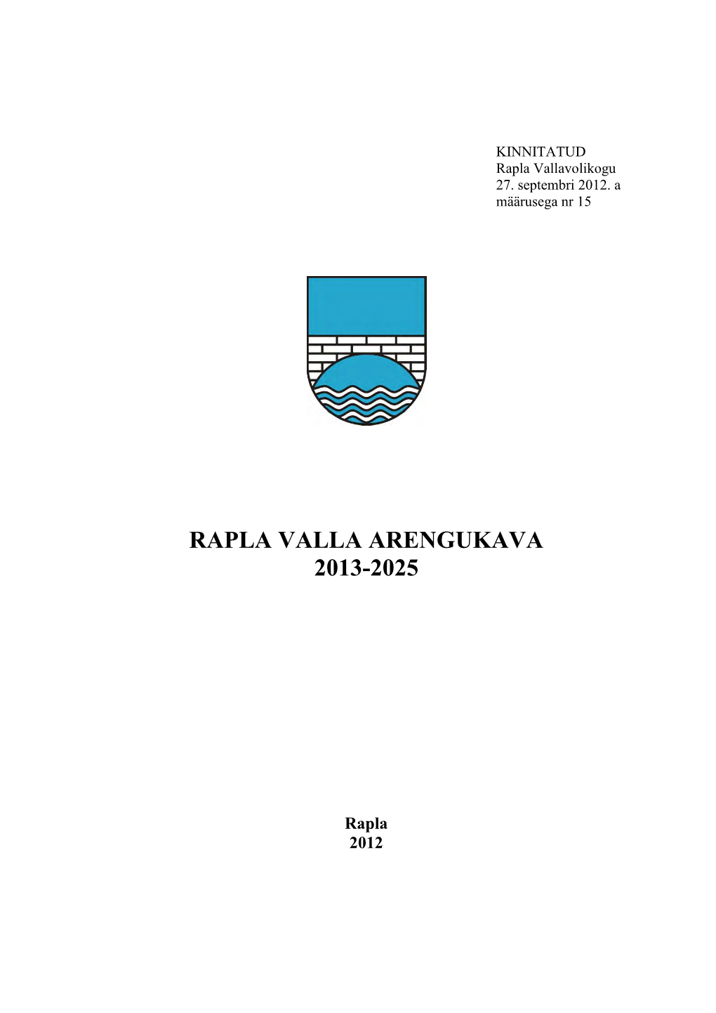 Rapla Valla Arengukava 2013-2025