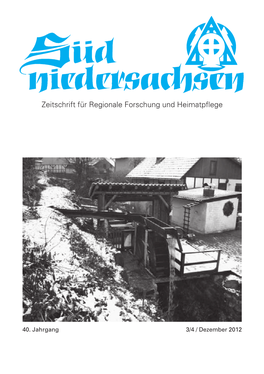 Zeitschrift Für Regionale Forschung Und Heimatpflege
