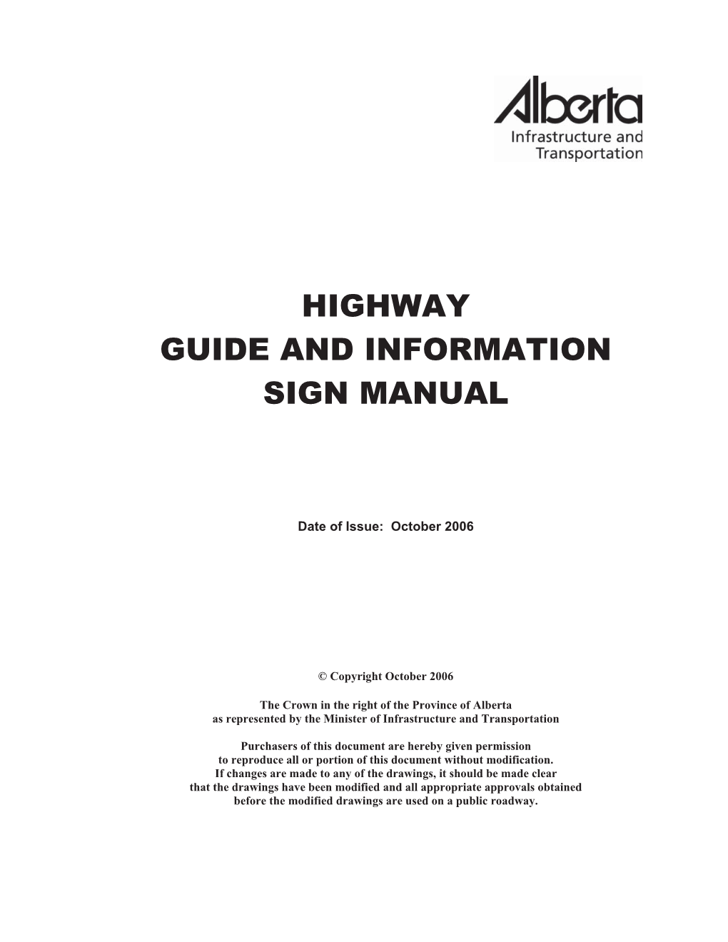 Highway Guide and Information Sign Manual