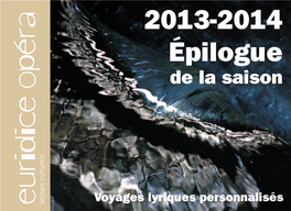 2013-2014 Épilogue De Lasaison