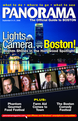 Boston! Lights, Camera…