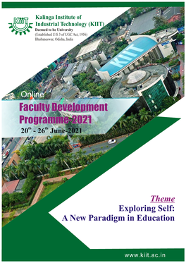 Faculty Development Programme-2021 20Th - 26Th June-2021