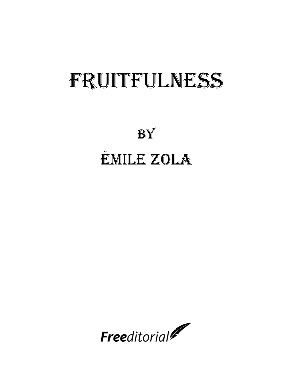 Fruitfulness