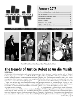 The Beards of Justice Debut at an Die Musik