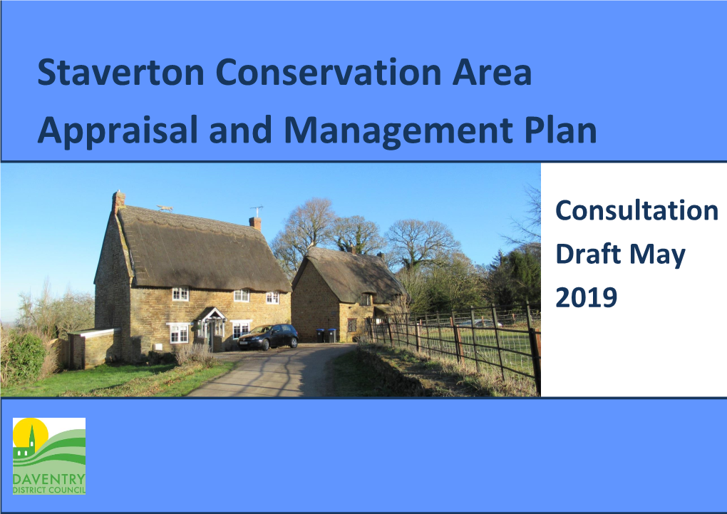 Staverton Conservation Area Appraisal and Management Plan