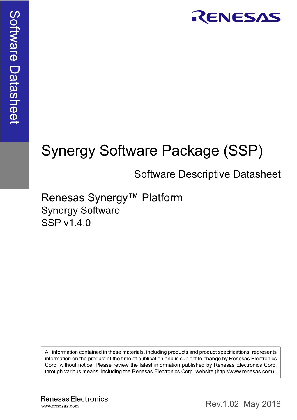 Synergy Software Package (SSP)