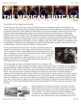 The Mexican Suitcase: the Story 4/22/11 12:34 PM