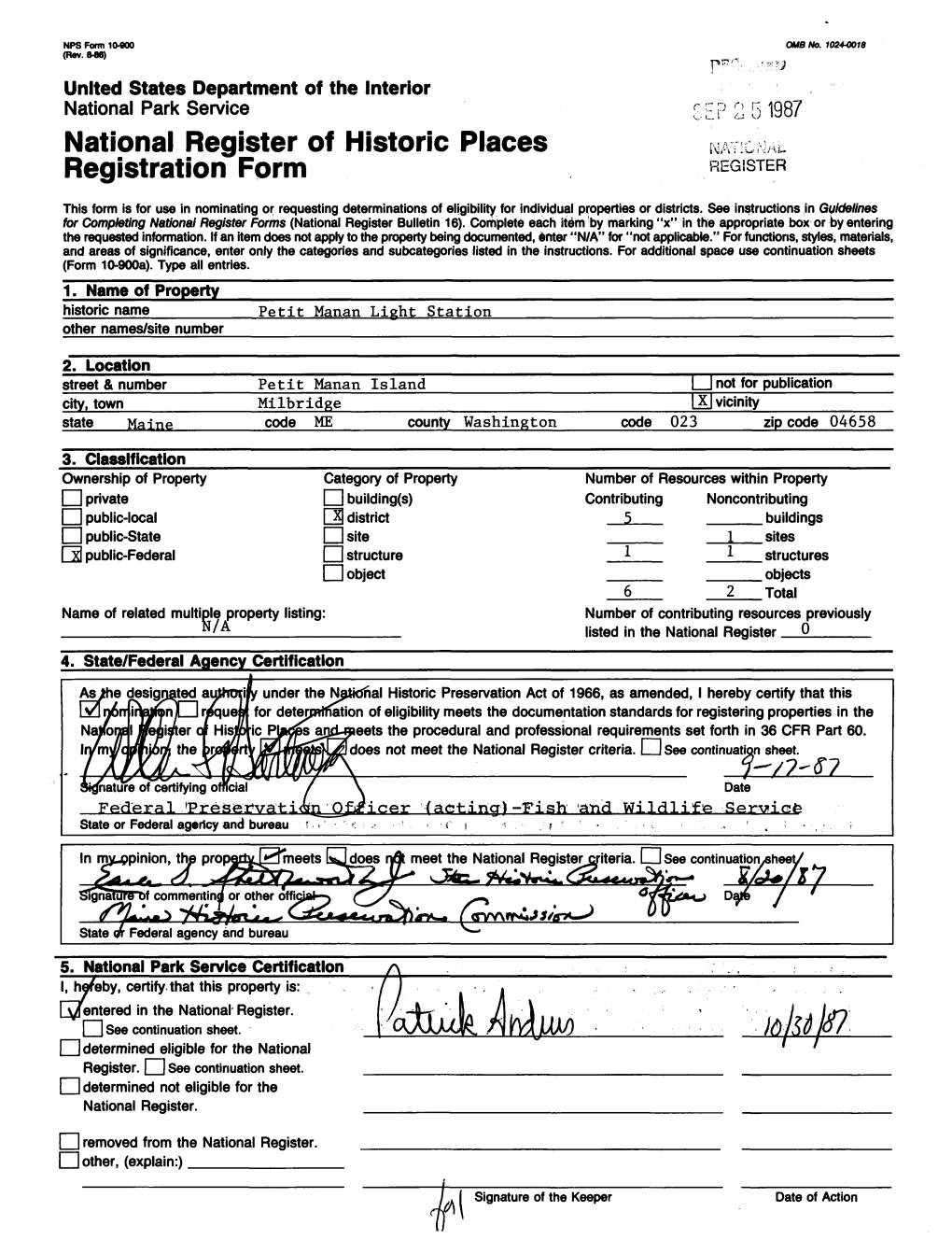 National Register of Historic Places Registration Form REGISTER