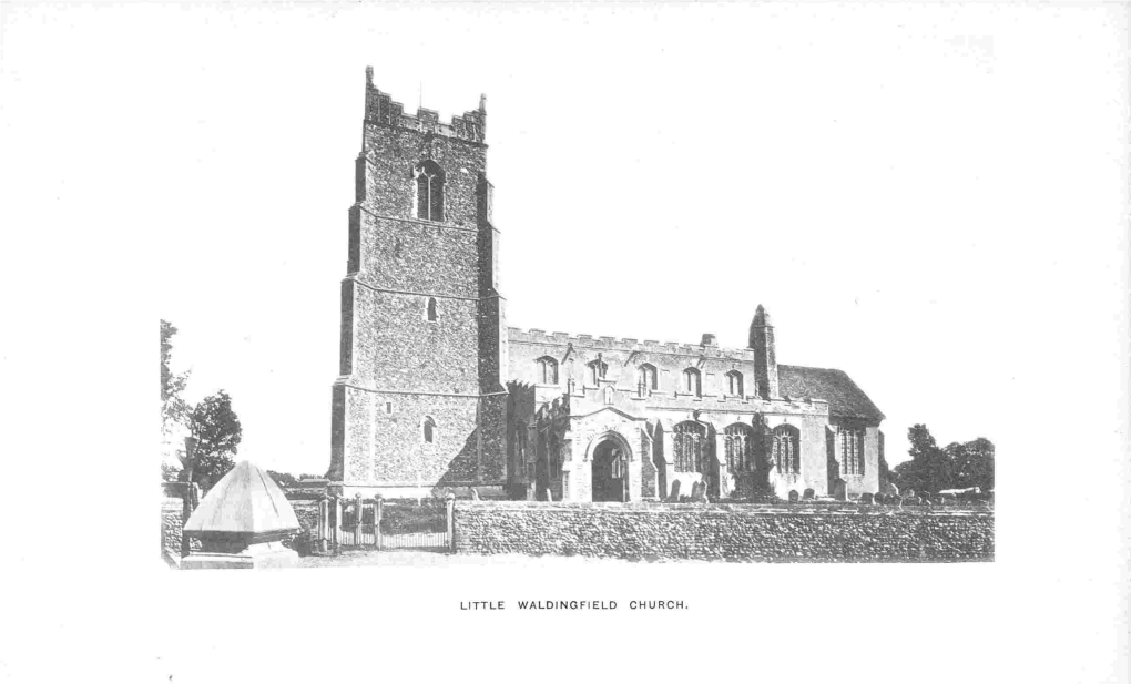 Little Waldingfield Church. • ' Little: Waldingfield Church