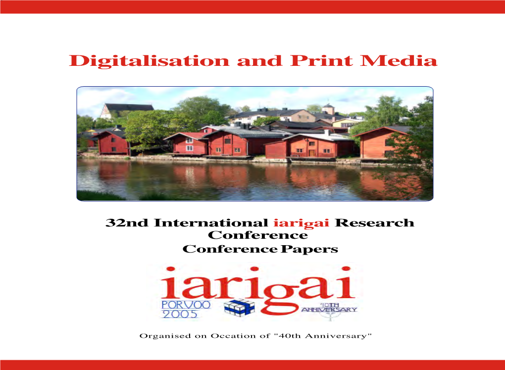 Digitalisation and Print Media