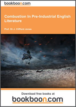 Combustion in Pre-Industrial English Literature