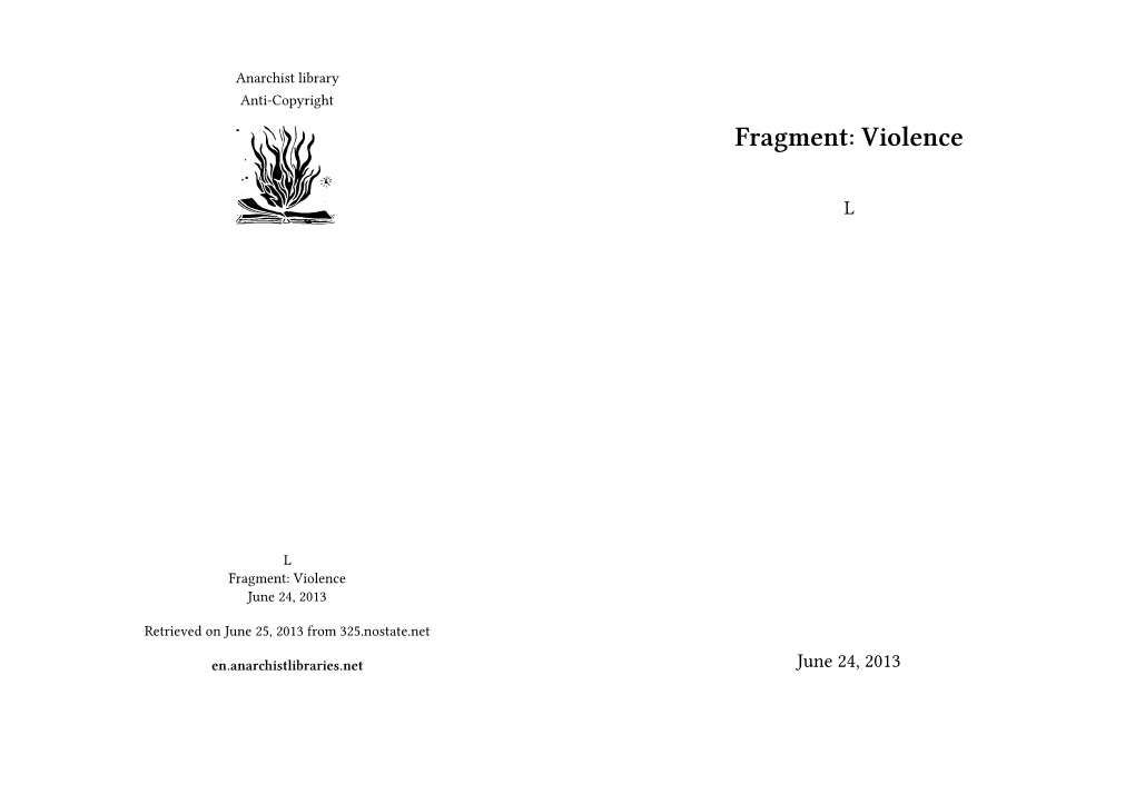 Fragment: Violence