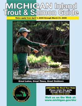 MICHIGAN Inland Trout & Salmon Guide