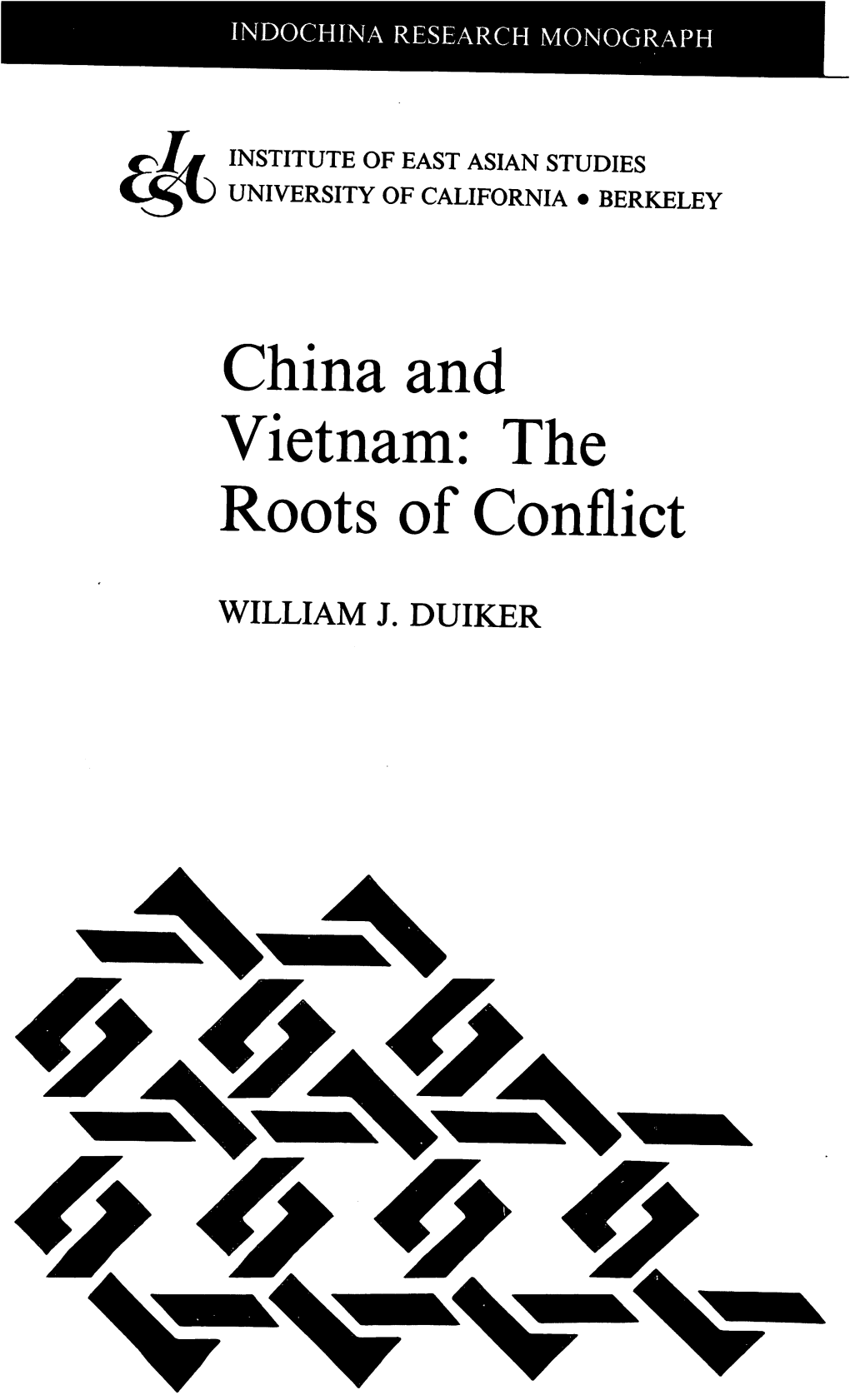 China and Vietnam: the Roots of Conflict