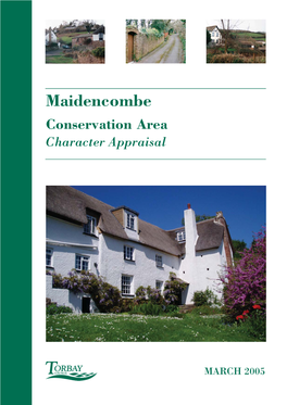 Maidencombe Conservation Area Character Appraisal