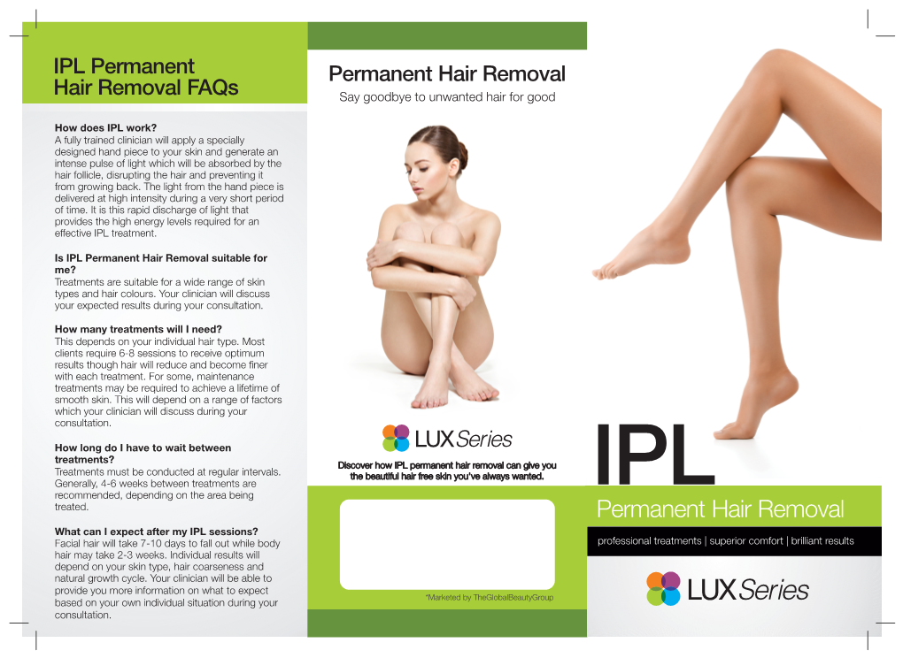 IPL Hair Removal Brochure