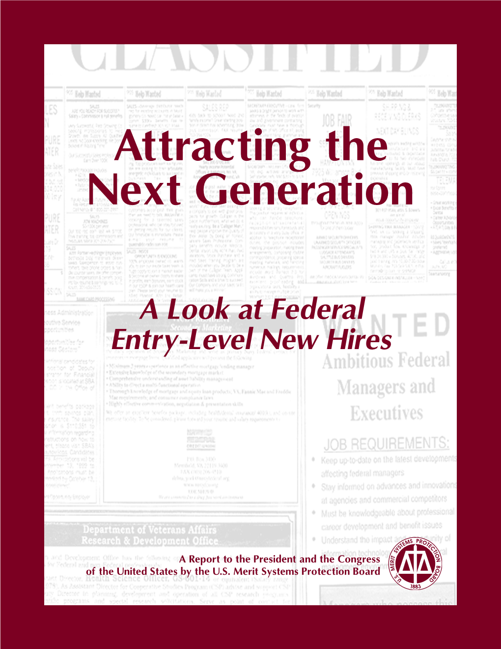 Attracting the Next Generation: a Look at Federal Entry-Level New Hires