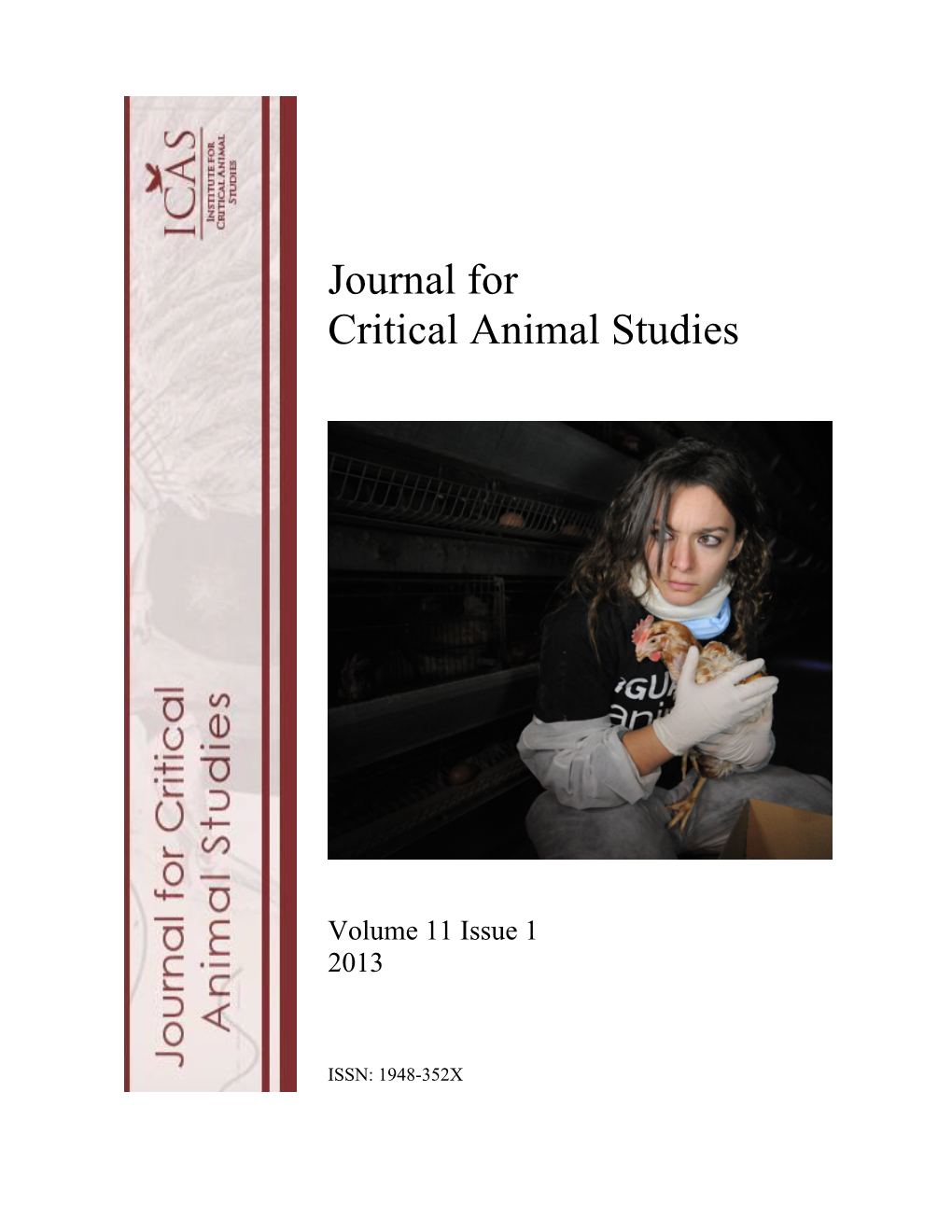 Journal for Critical Animal Studies