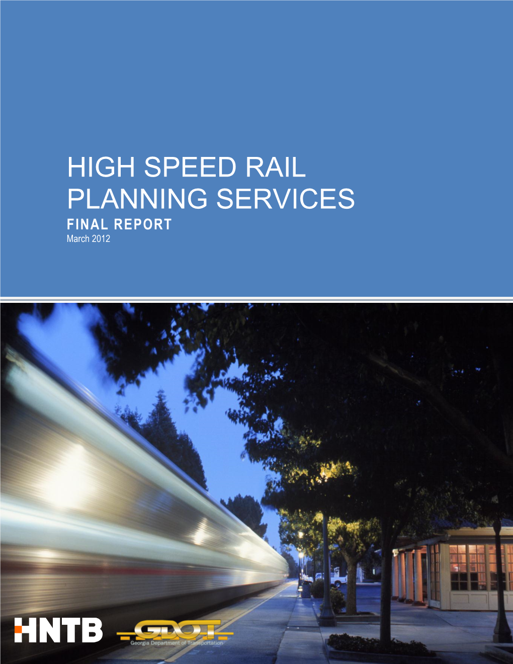 Final Report Atlanta to Birmingham High-Speed Rail Study